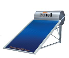 Bình năng lượng mặt trời Ferroli dạng tấm 120L 1 tấm