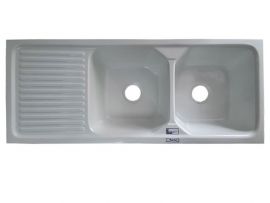 Chậu rửa chén Việt Mỹ đá nhân tạo S2NC - 02   /Size: 1190 x 485 x 205 mm