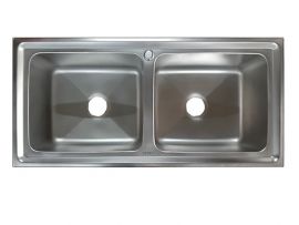 Chậu rửa chén Việt Mỹ inox H.10048S