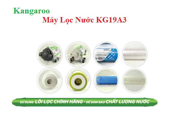 Lõi lọc của máy lọc nước Kangaroo KG19A3