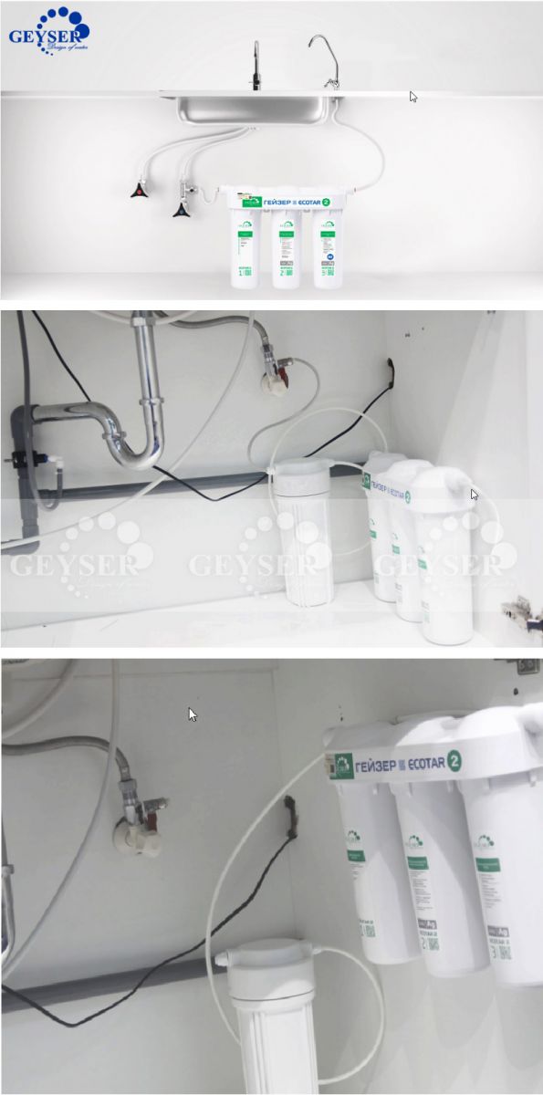 Một số hình ảnh thực tế lắp máy lọc nước nano Geyser Ecotar 2