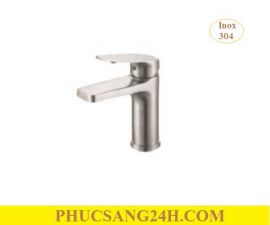 Vòi rửa lavabo nóng lạnh inox 304 Luxta L1219N