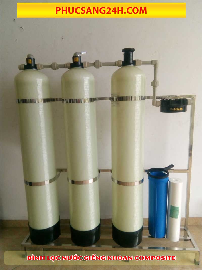 Tư vấn lắp đặt hệ thống lọc nước giếng khoan Composite giá rẻ - 0939 322 768