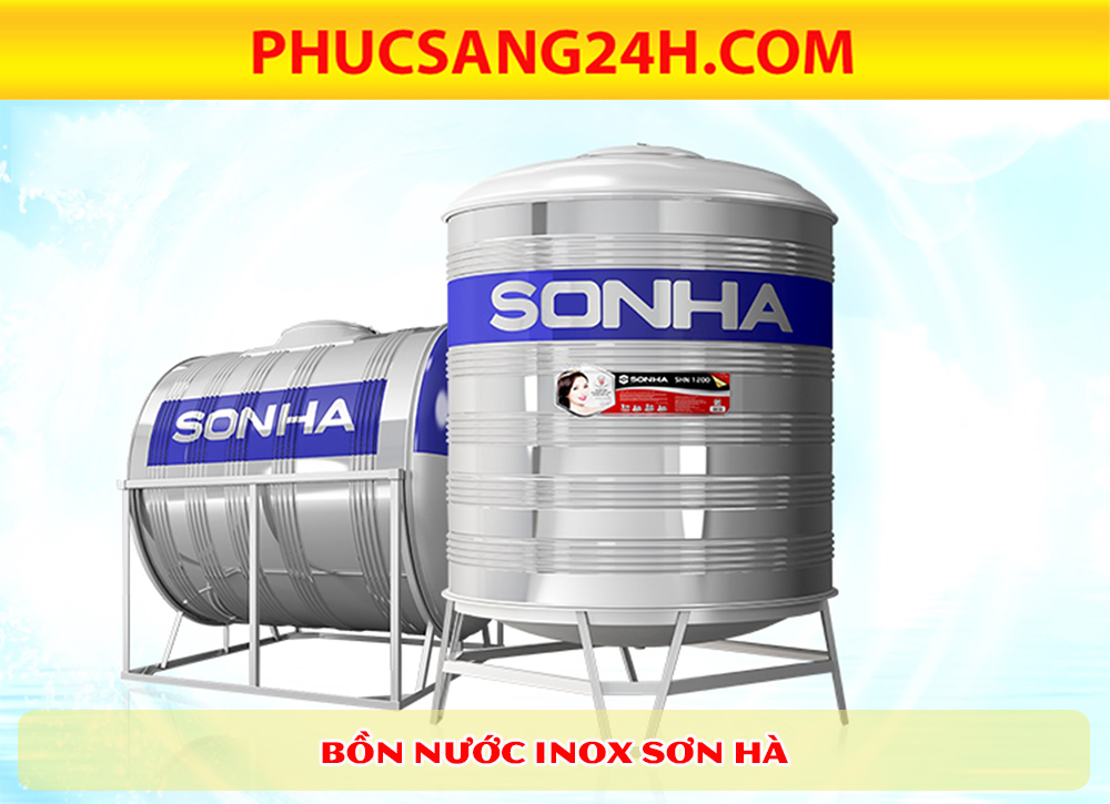 Bồn chứa nước inox Sơn Hà