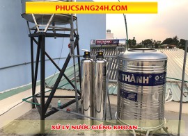 GIẢI PHÁP BỒN  LỌC NƯỚC GIẾNG KHOAN HIỆU QUẢ- AN TOÀN