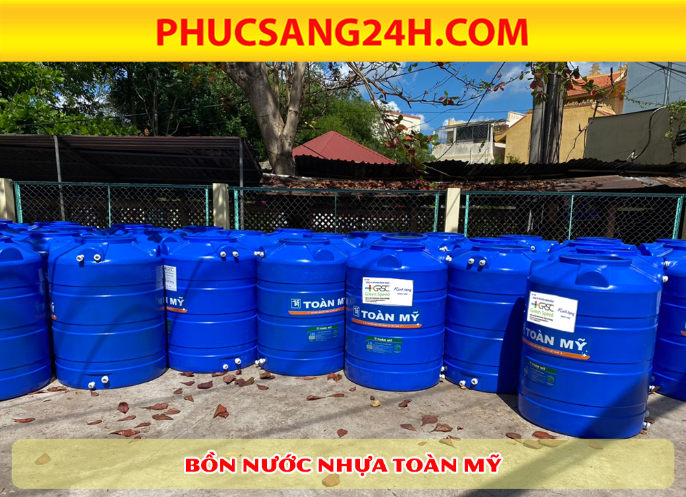Phucsang24h.com - Địa chỉ cung cấp bồn nước Toàn Mỹ nhựa uy tín nhất HCM