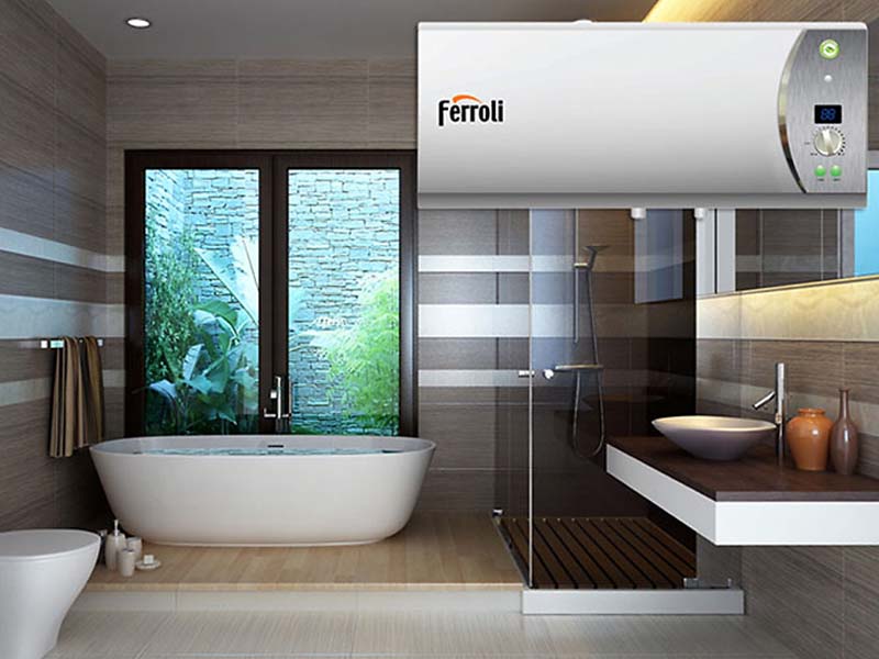 Công nghệ sản xuất tiên tiến của bình nước nóng Ferroli gián tiếp Verdi SE 20L
