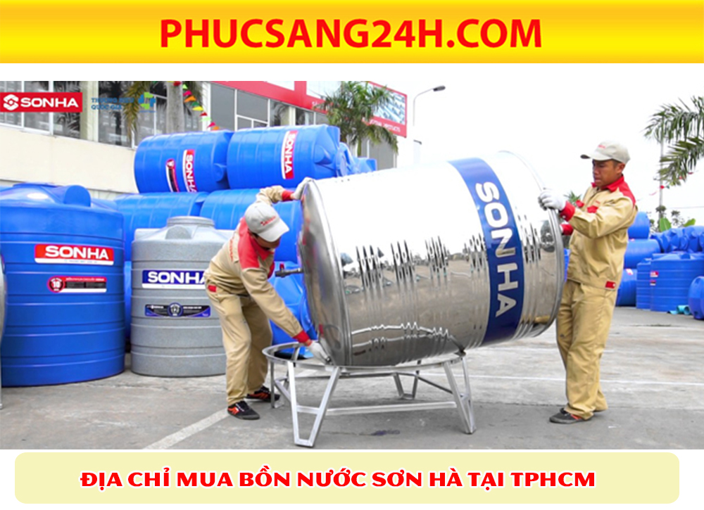 Phucsang24h.com - Địa chỉ mua bồn nước Sơn Hà chính hãng giá tốt nhất HCM