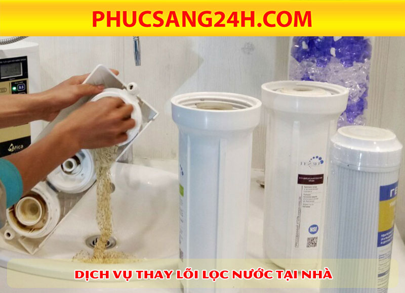 Phucsang24h.com - Dịch vụ thay lõi lọc nước uy tín giá rẻ tại Bình Tân
