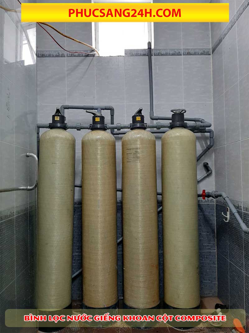 Hệ thống lọc nước giếng khoan cột Composite