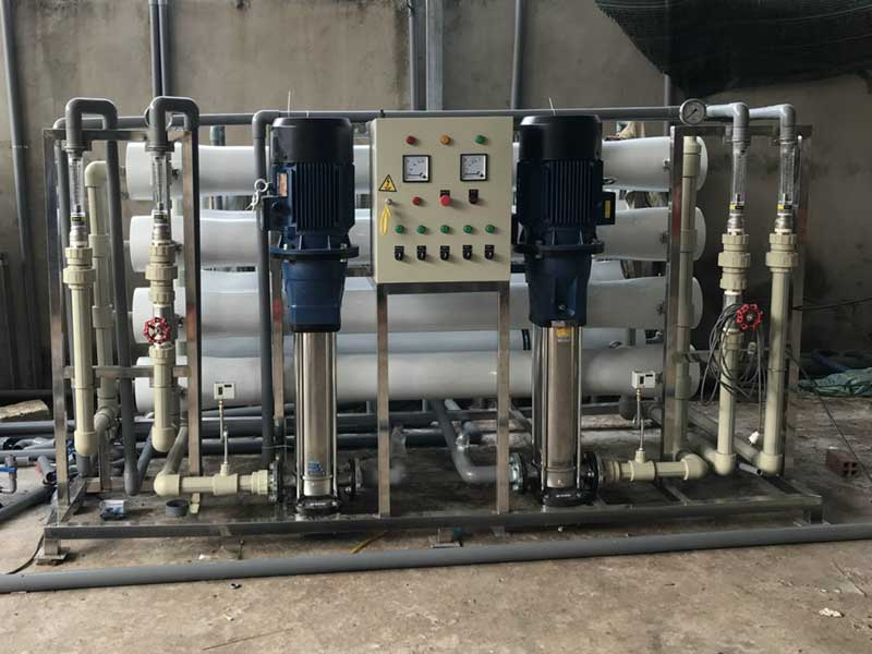 Hệ thống máy lọc nước tinh khiết công nghiệp RO 8000l/h