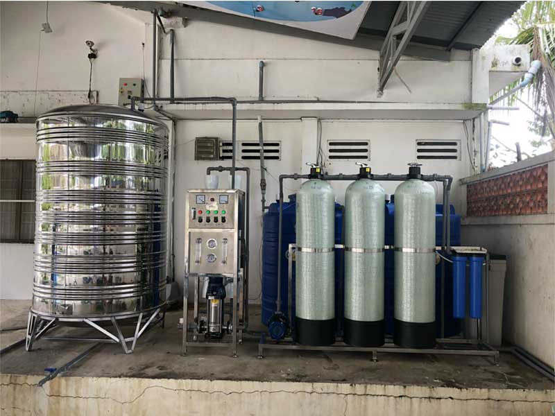 Hệ thống máy lọc nước tinh khiết công nghiệp RO 2000l/h
