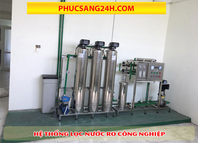 hệ thống máy lọc nước tinh khiết công nghiệp 500l/h