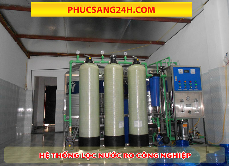 Hệ thống máy lọc nước tinh khiết công nghiệp RO 750l/h