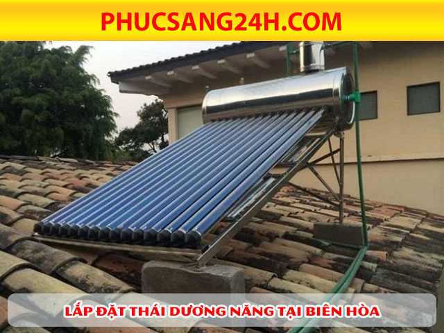 Lắp đặt máy nước nóng năng lượng mặt trời tại Biên Hòa