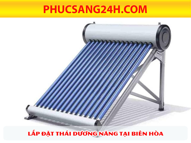 Lắp đặt máy nước nóng năng lượng mặt trời tại Biên Hòa
