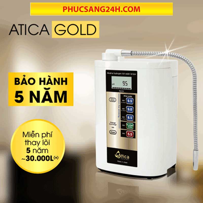 Máy điện phân ion kiềm Atica Gold