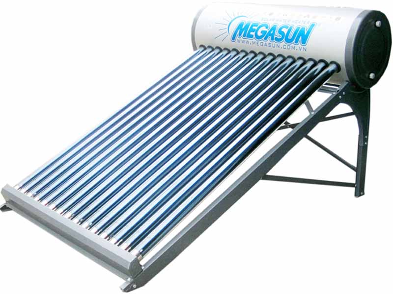 Máy năng lượng mặt trời Megasun KAS-SUPER vỏ bồn bằng inox 304