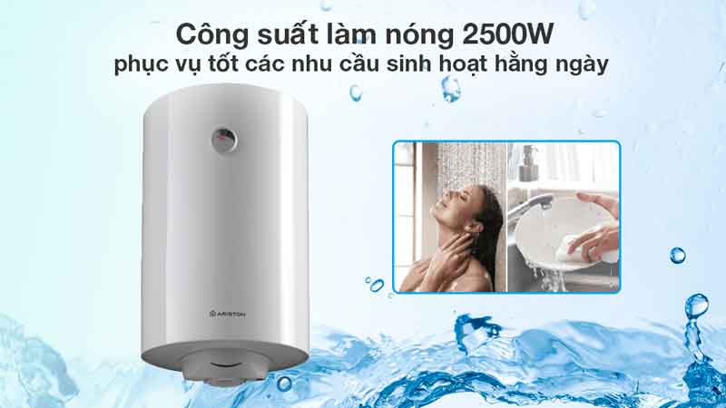 Máy nước nóng gián tiếp Ariston PRO R 100V 2.5 FE 100 lít đứng khiến nhiều người dùng yêu thích